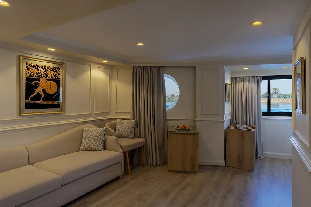 Cabin aboard the Star Of Luxor Nile cruise